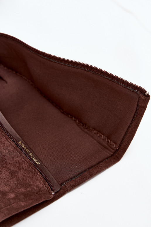 ze semiše dlouhé boty s širokými podpatky hnědá Eelin