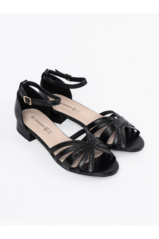 Elegantní styl Černé sandály  Elegantní styl Černé sandály