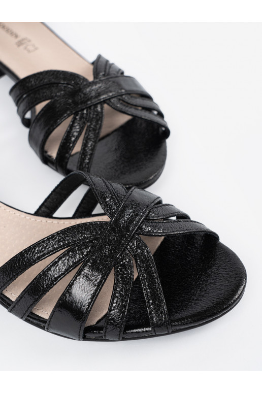 Elegantní styl Černé sandály  Elegantní styl Černé sandály
