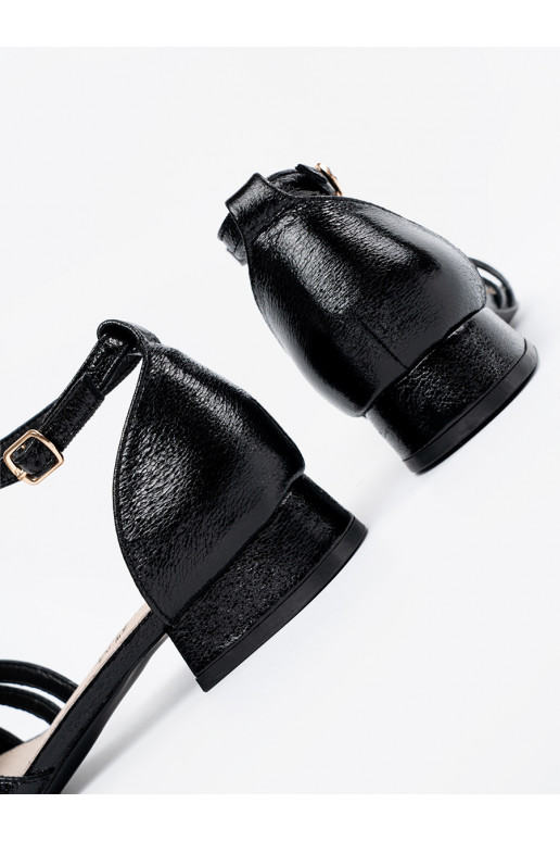 Elegantní styl Černé sandály  Elegantní styl Černé sandály