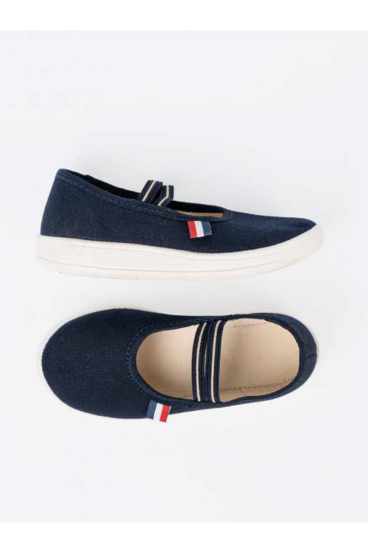  modrá boty z m paskiem