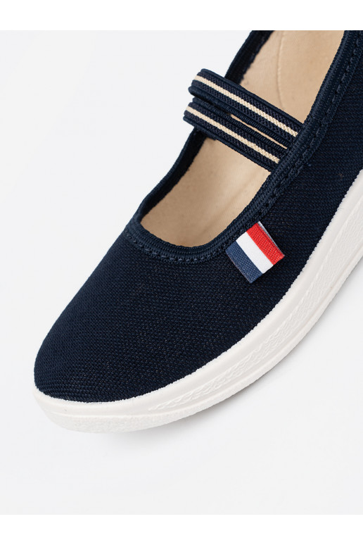  modrá boty z m paskiem