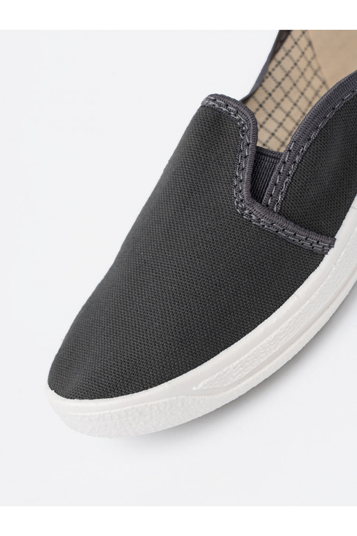 Proste šedá boty z mi wstawkami 