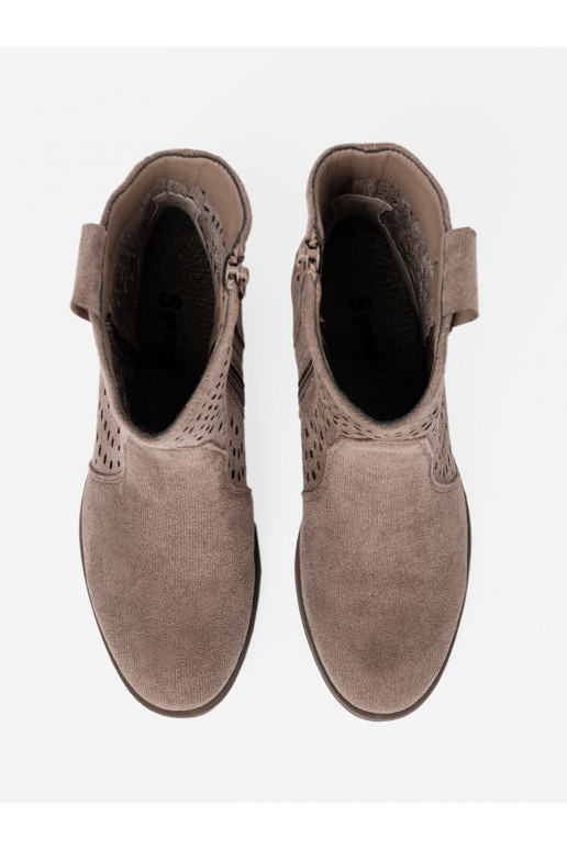 béžové boty  kowbojskim stylu béžové boty  kowbojskim stylu