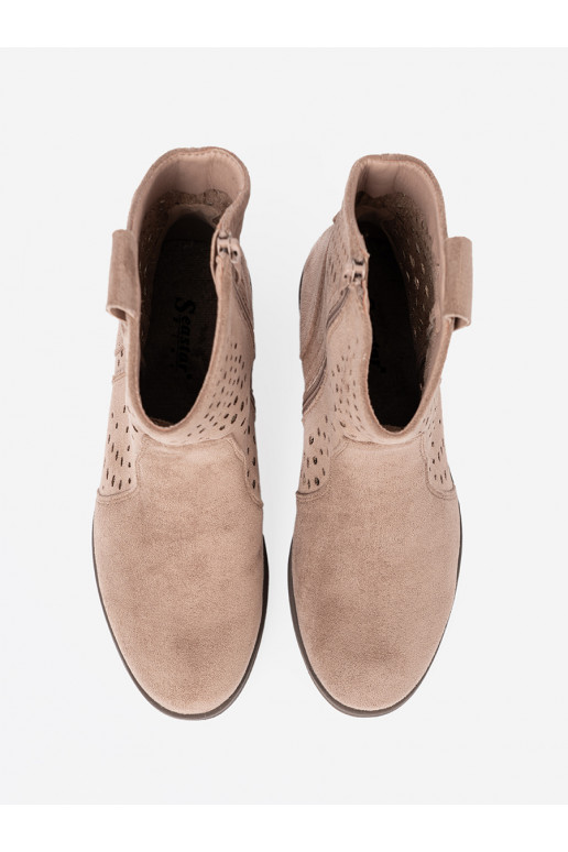 béžové boty  kowbojskim stylu béžové boty  kowbojskim stylu