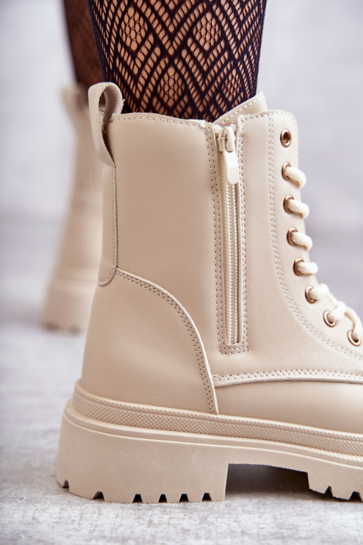 Dámské podpatky zateplené slonová kost Dorchen Dámské podpatky zateplené slonová kost Dorchen