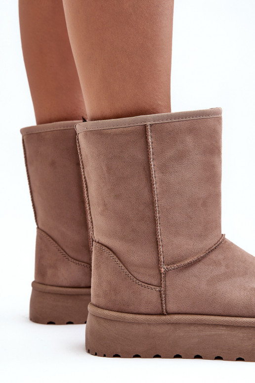 Sněhule s kožešinou béžové Abrams  Sněhule s kožešinou béžové Abrams