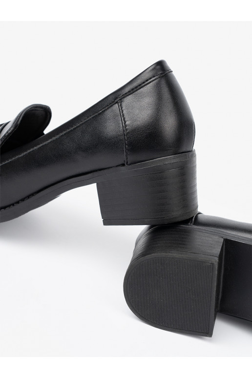 Černé Dámské tenisky z elegancką sprzączką Černé Dámské tenisky z elegancką sprzączką