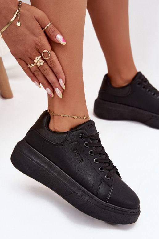 Tenisky  s platformou Big Star SS274244 Černé