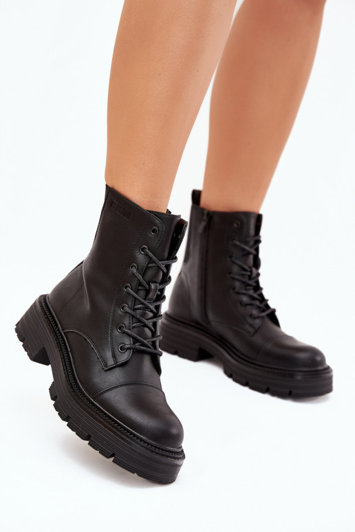 zateplené boty   Big Star OO274140 Černé zateplené boty   Big Star OO274140 Černé