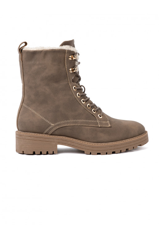  Dřeváky tmavé z grubą podeszwą