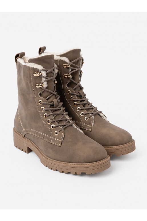  Dřeváky tmavé z grubą podeszwą