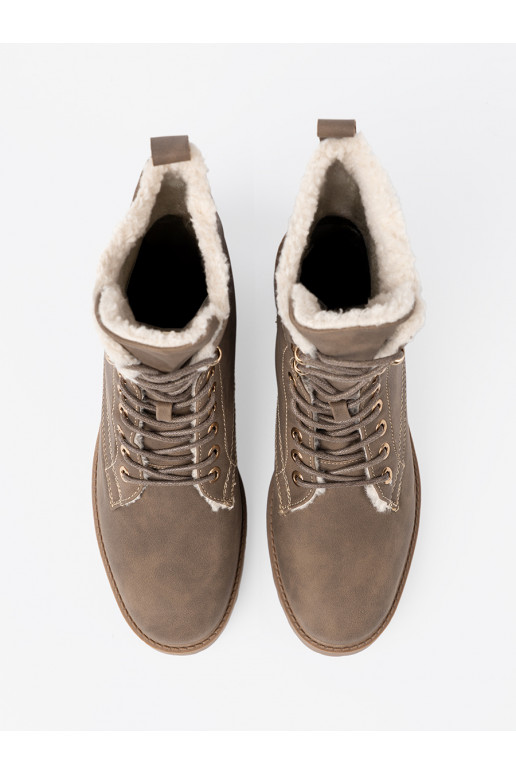  Dřeváky tmavé z grubą podeszwą