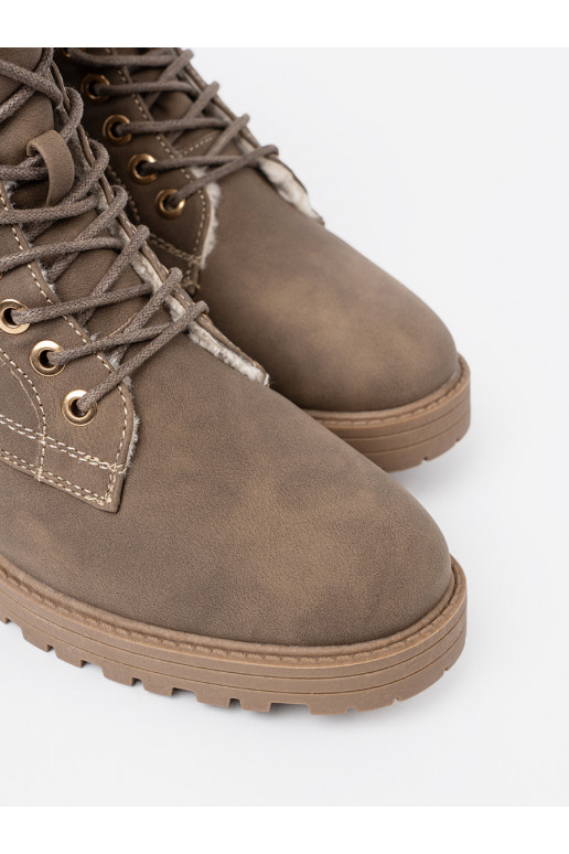  Dřeváky tmavé z grubą podeszwą