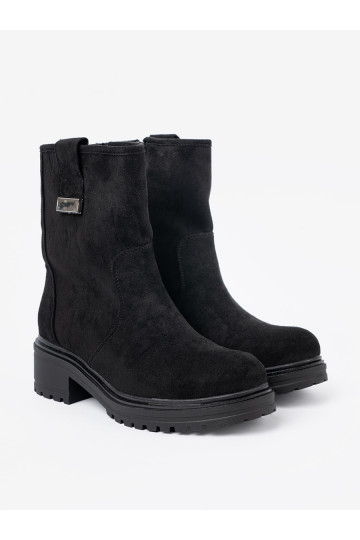 Černé Dámská obuv na masywnej podeszwie 2