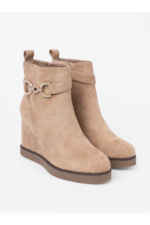 béžové boty  