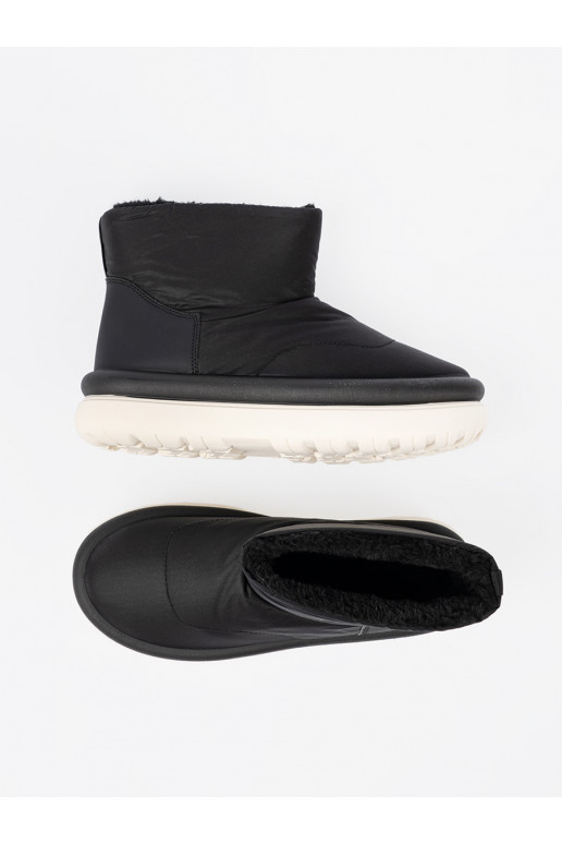 voděodolný  Černé z futrzanym wnętrzem