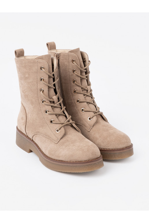   Dámské boty z okrągłym noskiem