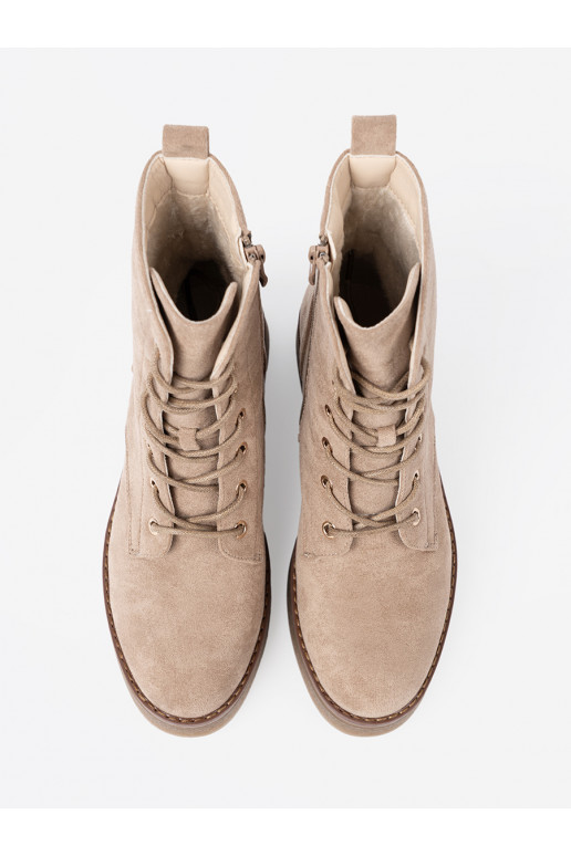   Dámské boty z okrągłym noskiem