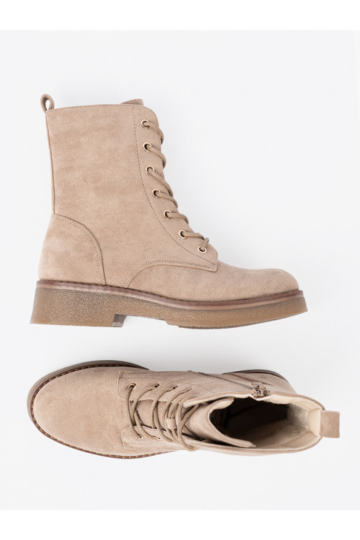   Dámské boty z okrągłym noskiem