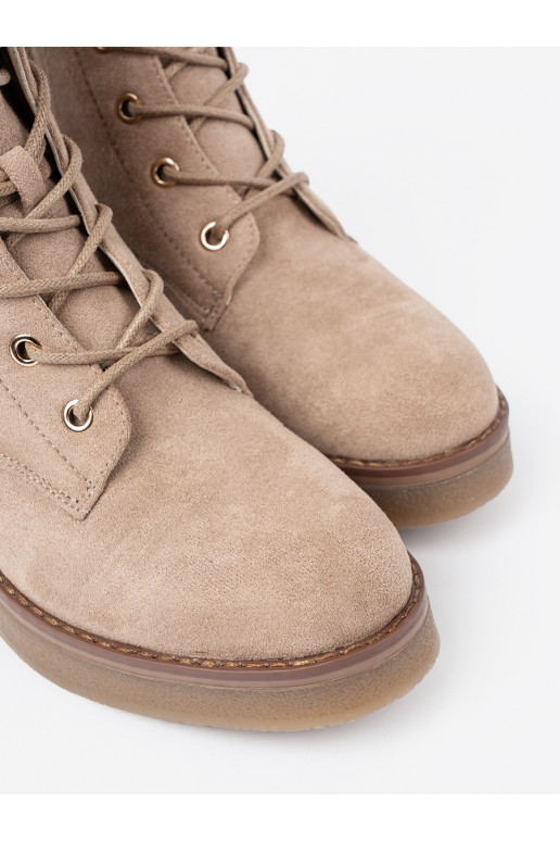   Dámské boty z okrągłym noskiem