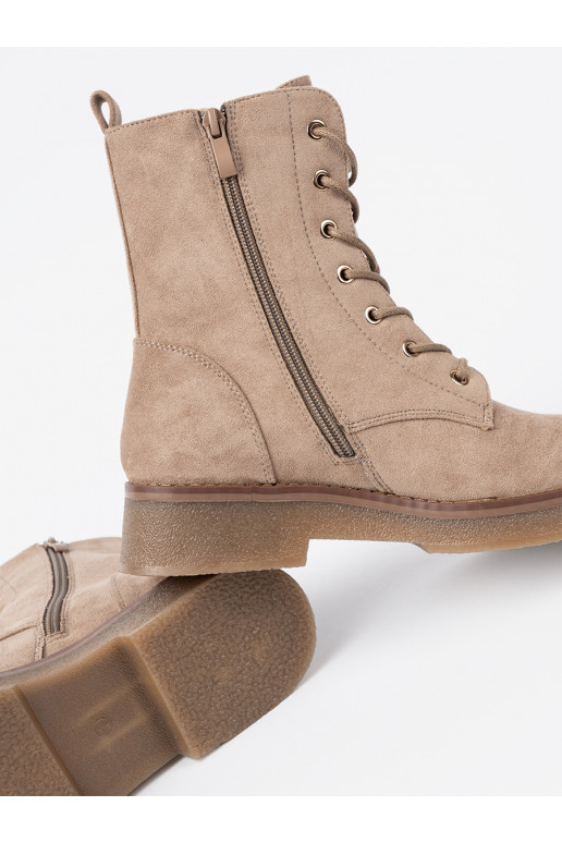   Dámské boty z okrągłym noskiem