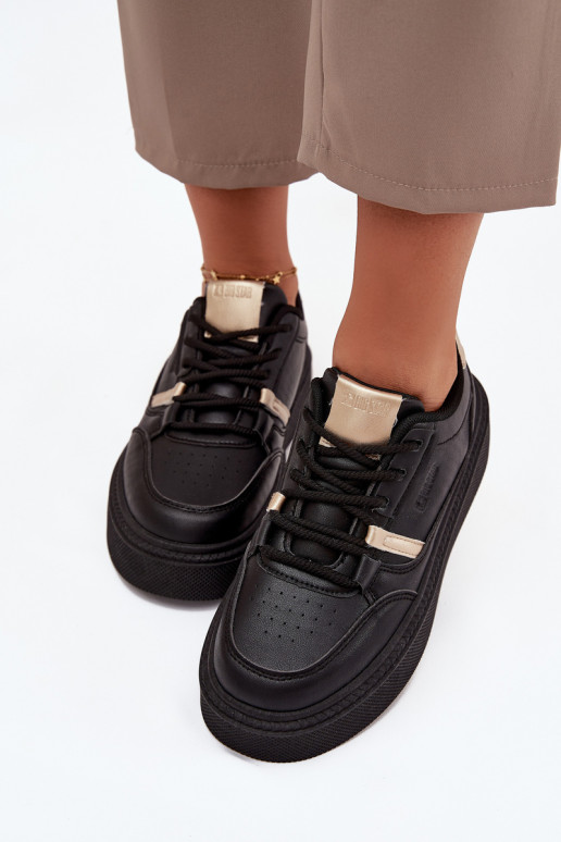  Tenisky s platformou Big Star SS274360 Černé