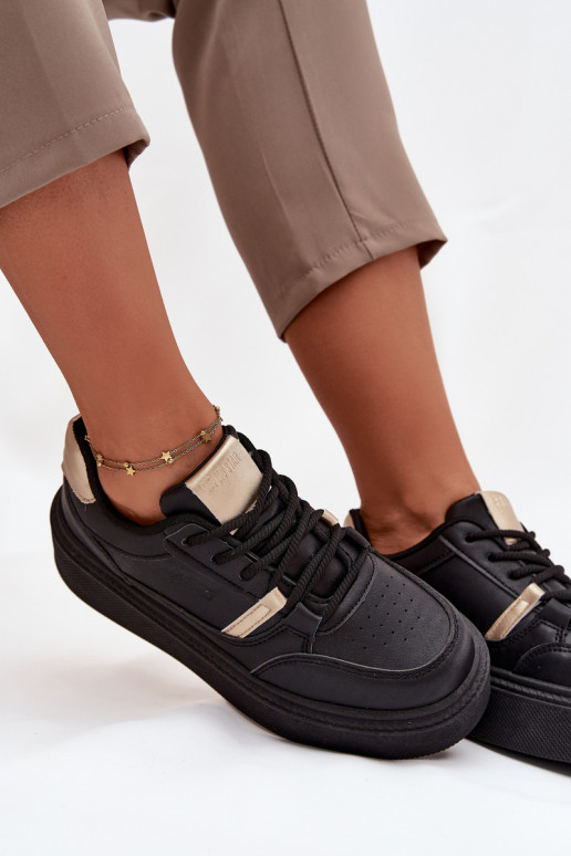  Tenisky s platformou Big Star SS274360 Černé