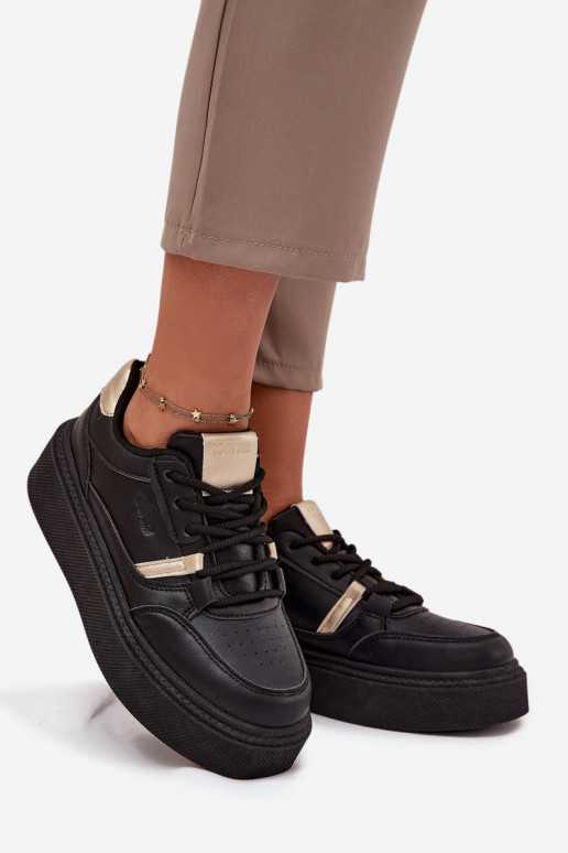  Tenisky s platformou Big Star SS274360 Černé