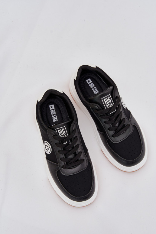 Tenisky  s platformou Big Star RR274573 HI-POLY SYSTEM Černé