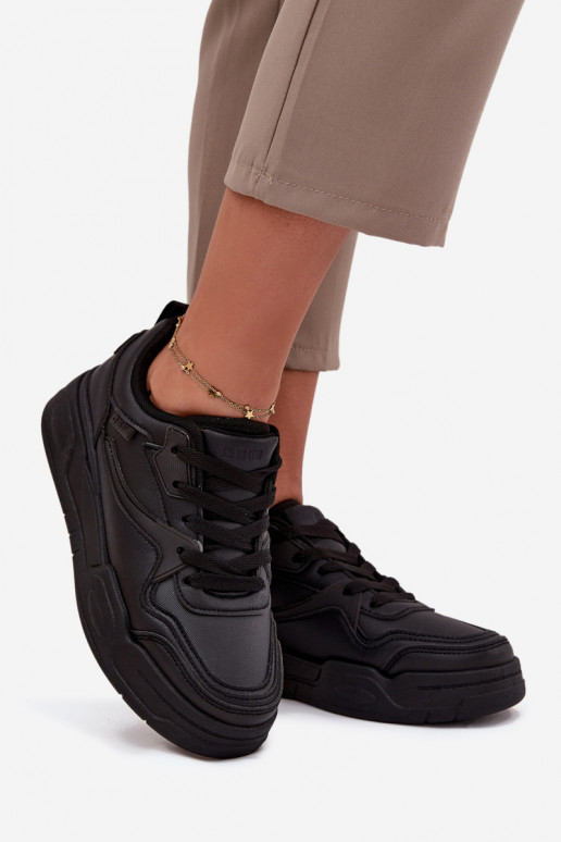 Tenisky  s platformou Big Star SS274589 HI-POLY SYSTEM Černé Tenisky  s platformou Big Star SS274589 HI-POLY SYSTEM Černé