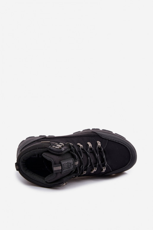 turistické boty  Big Star SS174048 Černé turistické boty  Big Star SS174048 Černé