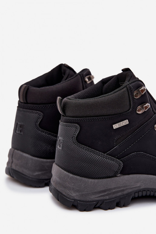 turistické boty  Big Star SS174048 Černé turistické boty  Big Star SS174048 Černé
