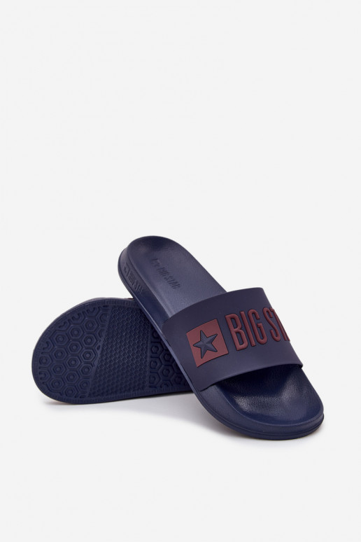 Pantofle  Big Star SS174361 tmavě modrá Pantofle  Big Star SS174361 tmavě modrá