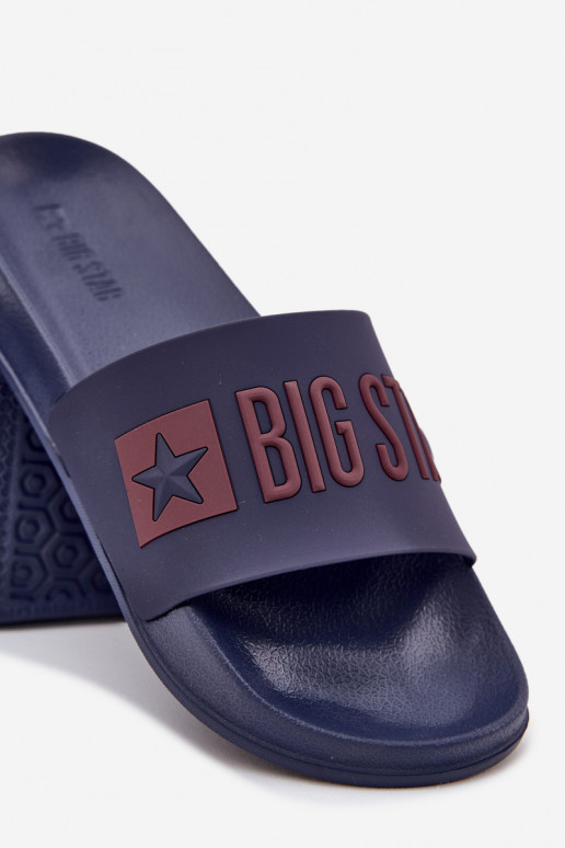Pantofle  Big Star SS174361 tmavě modrá Pantofle  Big Star SS174361 tmavě modrá