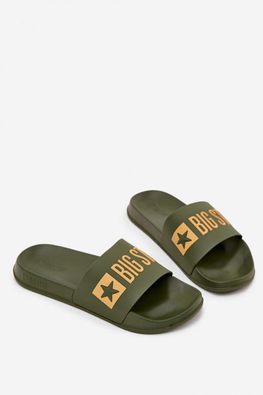 Pantofle  Big Star SS174360 zelené Pantofle  Big Star SS174360 zelené