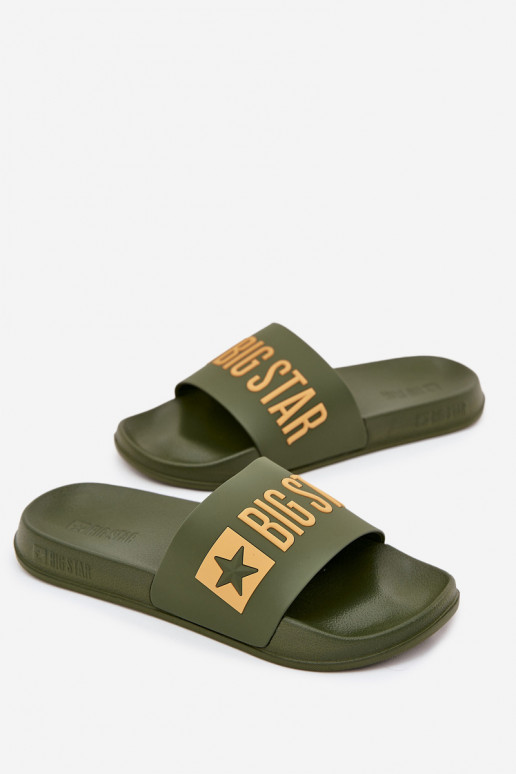 Pantofle  Big Star SS174360 zelené Pantofle  Big Star SS174360 zelené