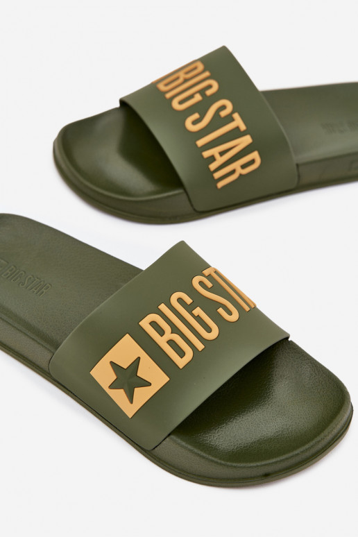 Pantofle  Big Star SS174360 zelené Pantofle  Big Star SS174360 zelené