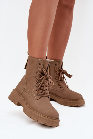  boty   béžové Tirina