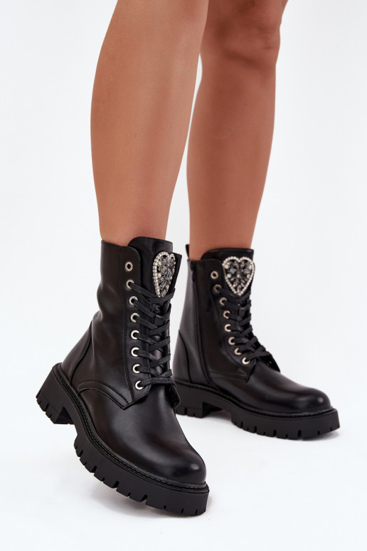 boty   zateplené Eko  Černé Miryssa