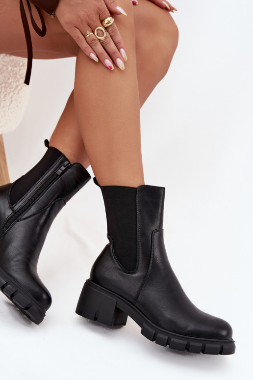 Dámské podpatky  Eko  Černé Kyra