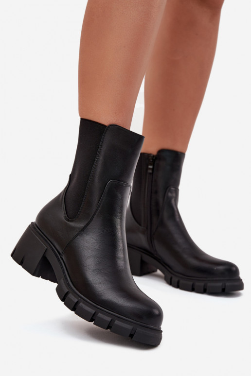 Dámské podpatky  Eko  Černé Kyra