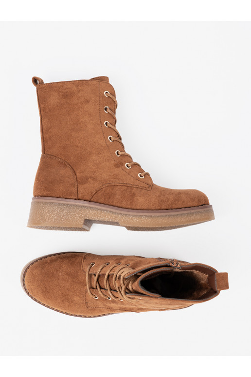  Dámské boty kolorze karmelowym 