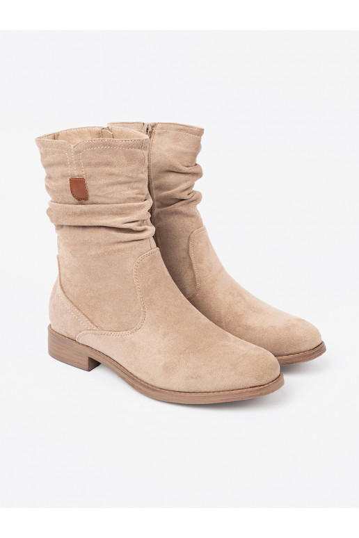 béžové boty 