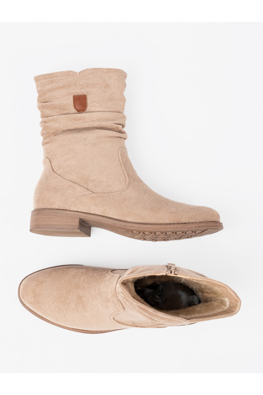 béžové boty 