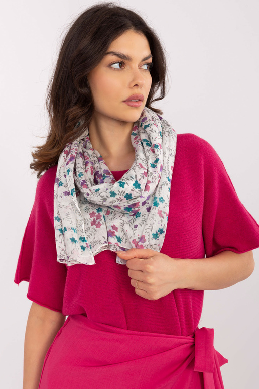 Šála -AT-PO-205026,97-bílá