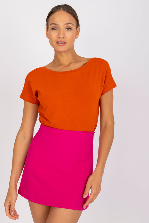 Tmavě oranžové dámské tričko Fire