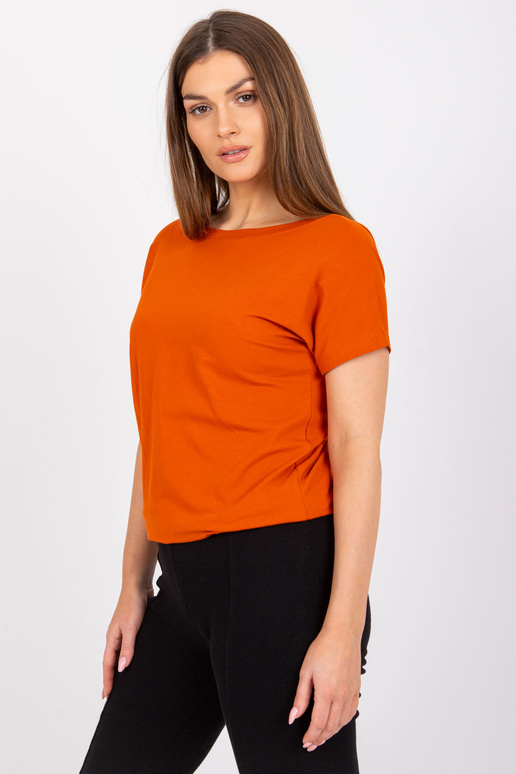 Tmavě oranžové dámské tričko Fire