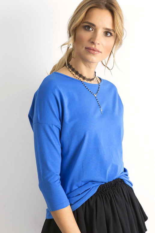 Dubnová modrá halenka Dubnová modrá halenka