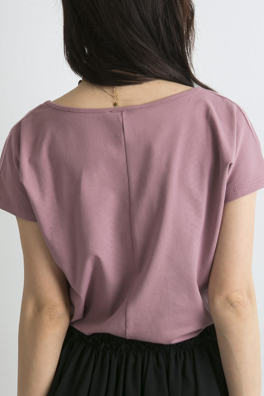 Zaprášené růžové tričko Circle